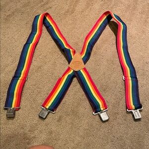 NICHOLAS Multicolor Striped Suspenders